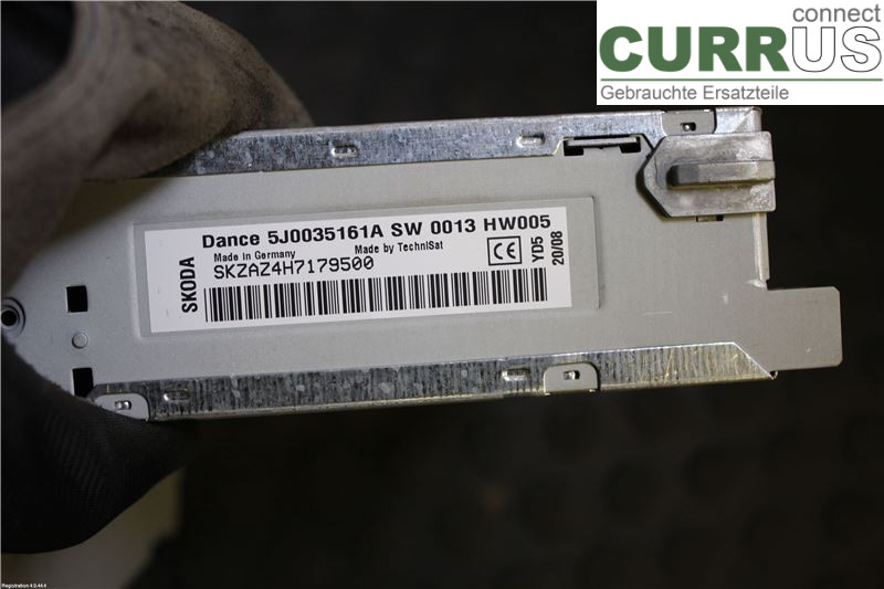 SKODA FABIA         07-14 Radio CD / Multimedia panel AAO 700 002 BXW