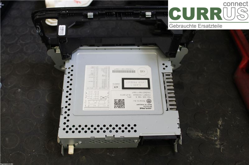 VW UP! / E-UP! Radio-CD-/Multimedia-Panel 1S0035156A CFHC