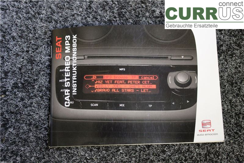 SEAT IBIZA IV   08-16 Radio CD / panel multimedialny 6J1 035 153 G  CGGB