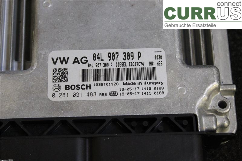 VW PASSAT  15-19 Motorsteuergerät (ECU) 04L906026KA DFHA
