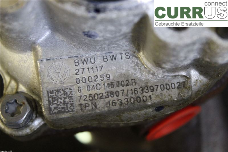 VW GOLF / E-GOLF VII   13-20 Turbocompresseur 04C 145 703  X CHZC