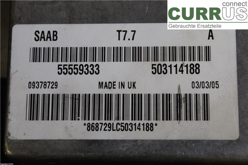 SAAB 9-5         -05  Engine Control Unit (ECU) 55561308 B205E