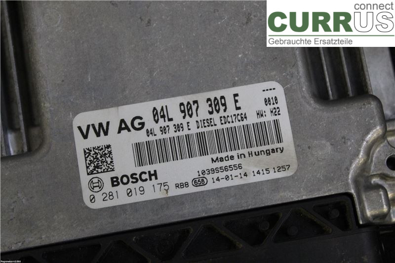AUDI A3/S3 8V  13-20 Motorstyringsenhed Diesel (ECU) 04L906021FD CRKB
