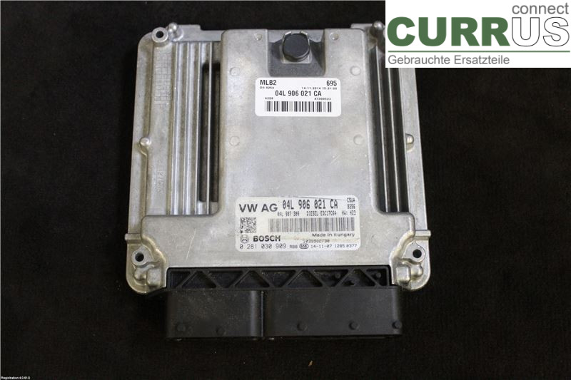 AUDI A4 12-15 Engine Control Unit (ECU) 04L 906 021 CA CSUA
