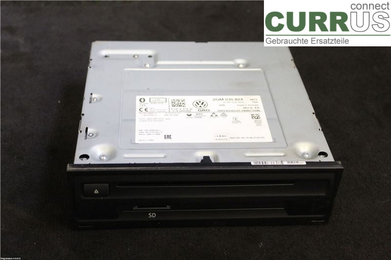 VW T-CROSS  19- Radio CD / Multimedia panel   2GM 035 824  X	 DGTD