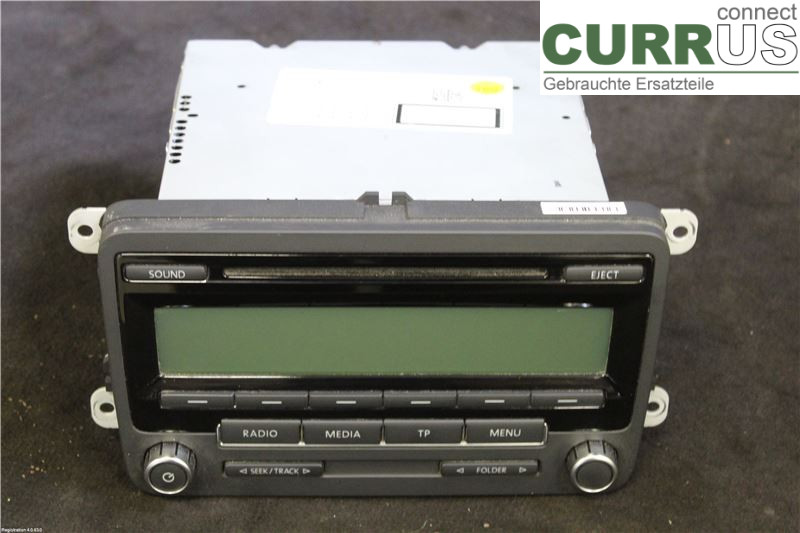 VW PASSAT      05-10 Radio CD / panel multimedialny 1K0057187AX CBBB