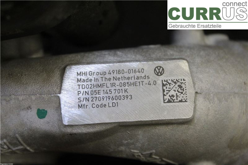 AUDI Q2/SQ2  17- Turbolader 05E145701K DADA