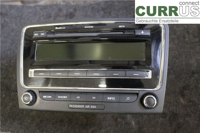 SKODA SUPERB      09-15 Radio CD / Multimedia panel 3T0 035 161 G  CFFB