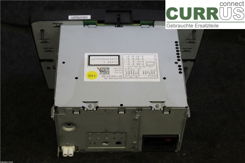 SKODA SUPERB      09-15 Radio CD / Multimedia panel 3T0 035 161 G  CFFB
