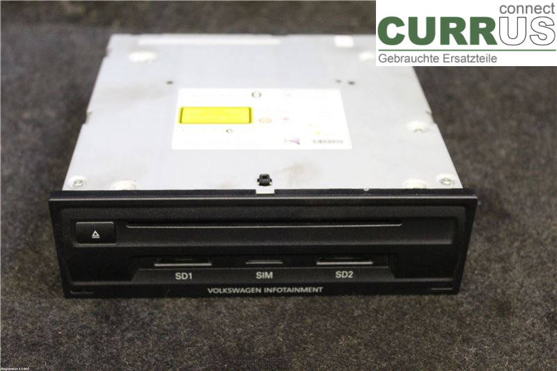 VW TOUAREG 7P  11-18 Radio-CD-/Multimedia-Panel 7P6 035 670 EX CJMA