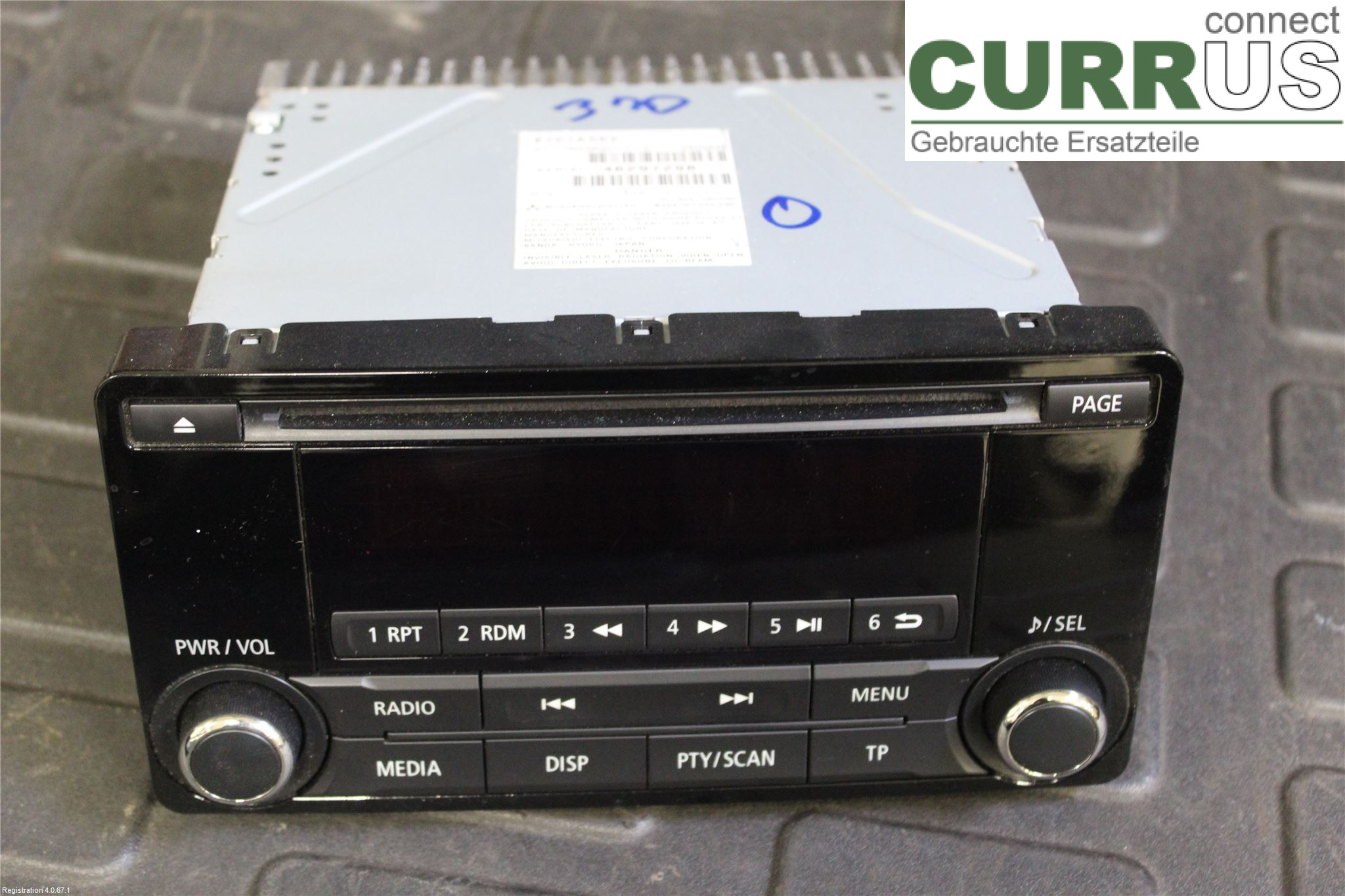 MITSUBISHI ASX 10-22 Radio CD / Multimedia panel 8701A562	 4A92