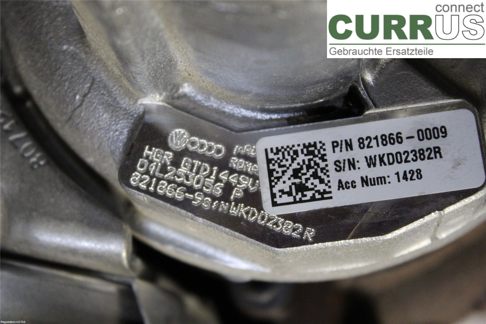VW GOLF / E-GOLF VII 13-20 Turbo charger 04L253056PX DJGA