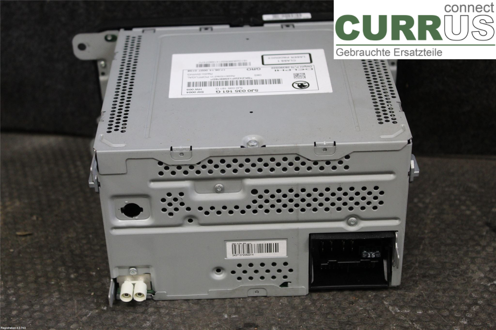 SKODA FABIA         07-14 Radio CD /Multimediapanel 5J0035161G CBZA