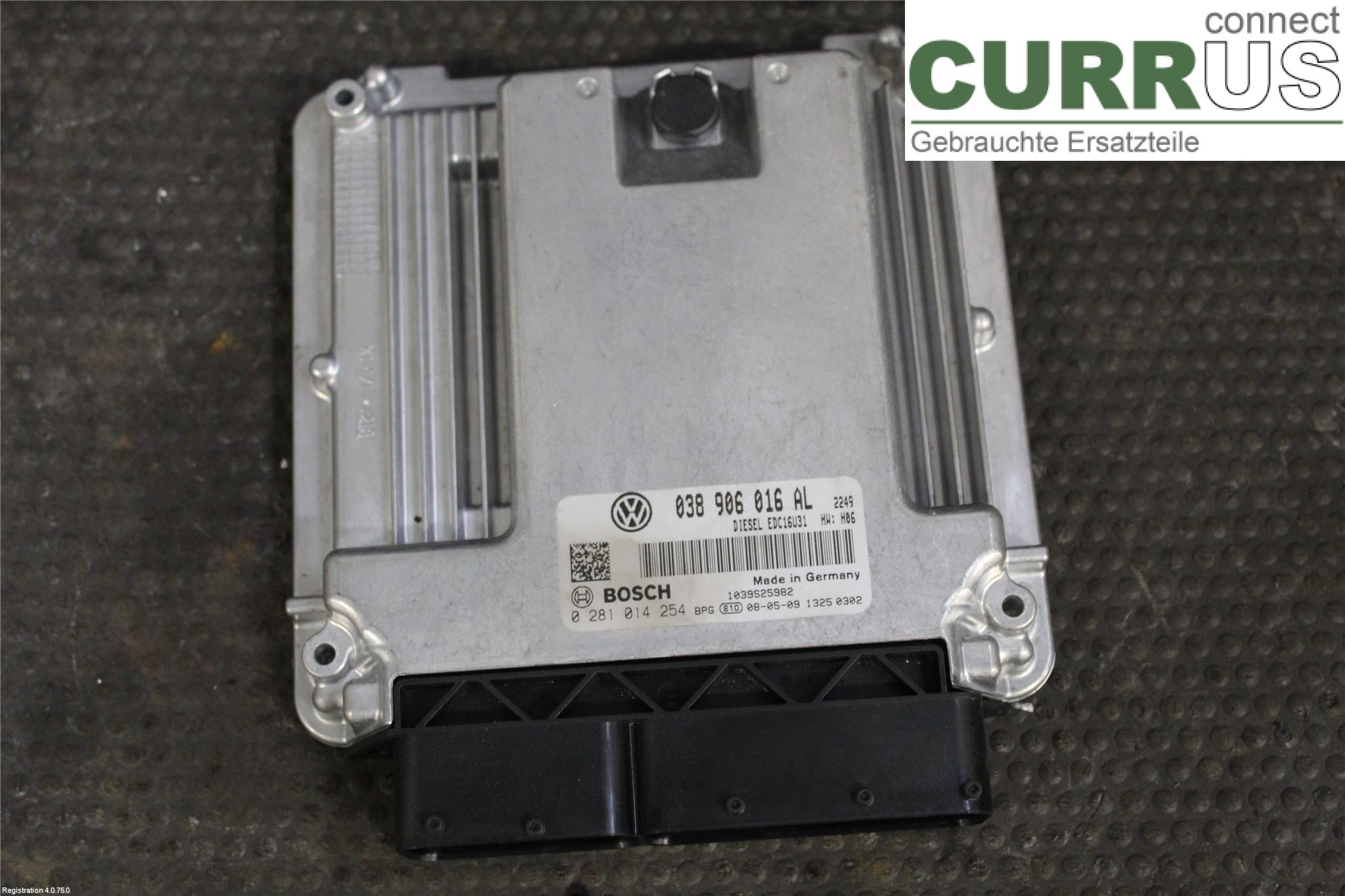 VW TRANSP/CARAVELLE 04-15 Engine Control Unit Diesel (ECU)   038 906 016 AL BRS