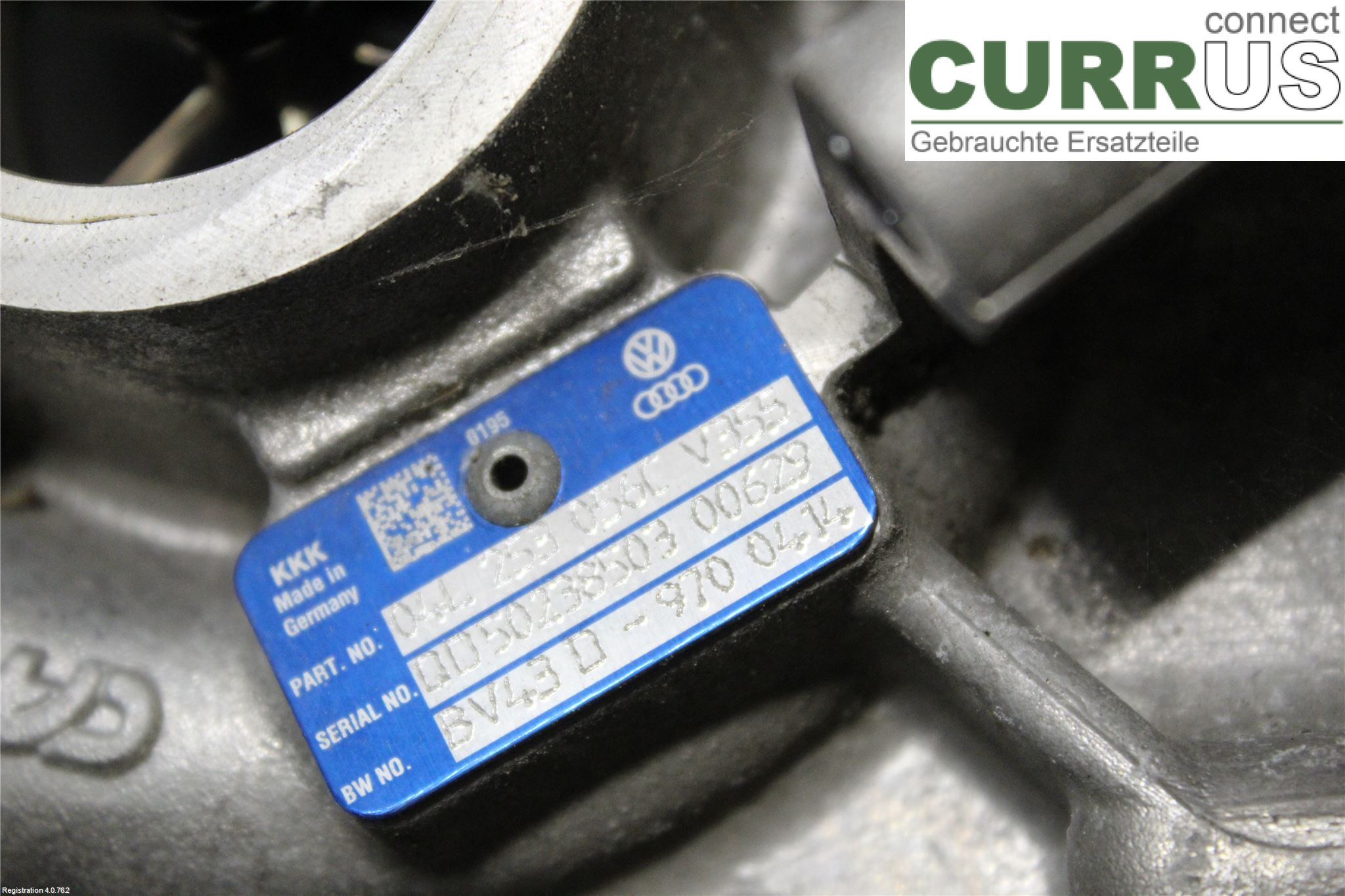 AUDI A4 12-15 Turbo charger 04L 253 056 L CNHA