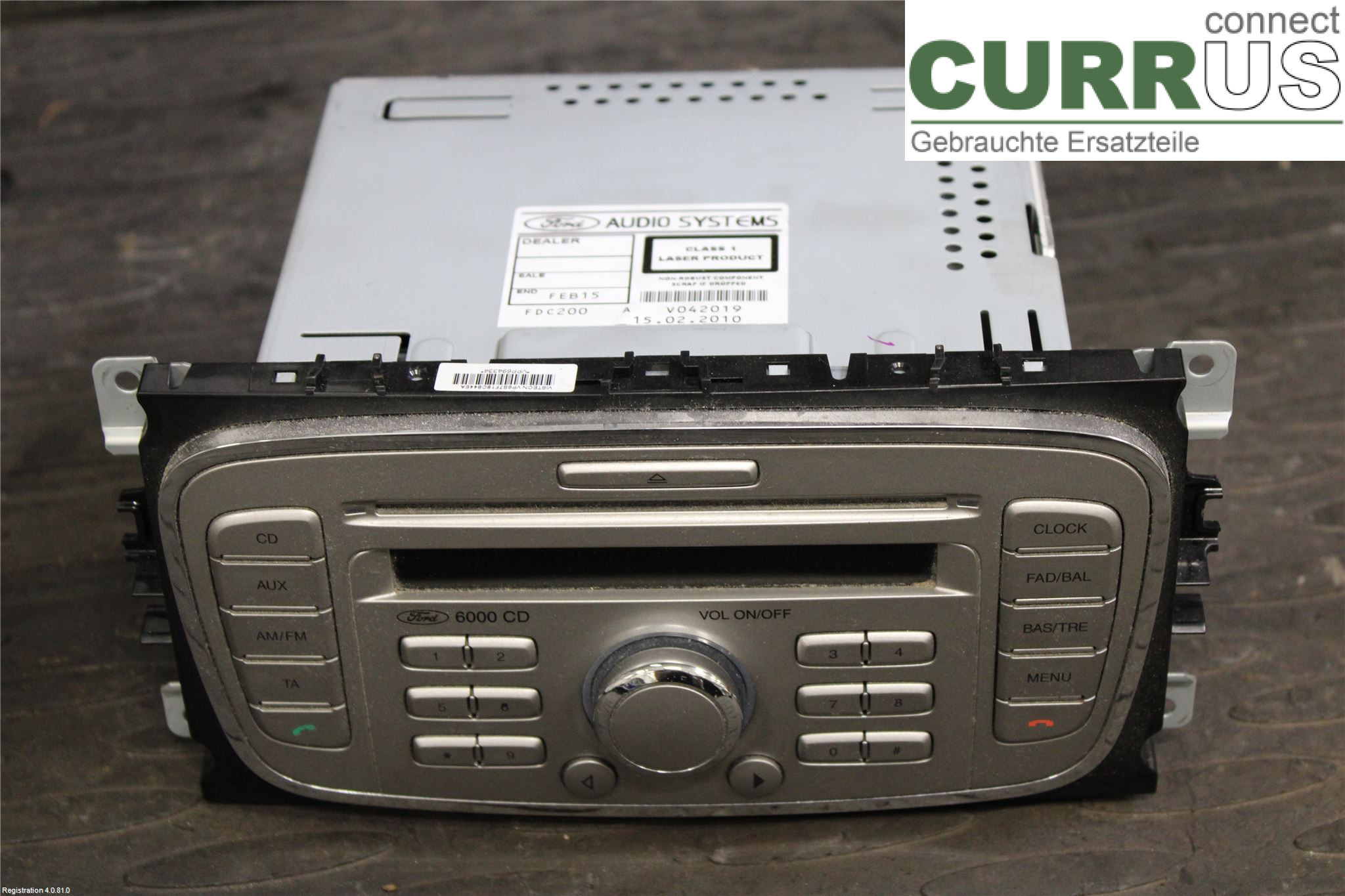 FORD GALAXY     06-15 Radio CD /Multimediapanel 1818660 TBWA