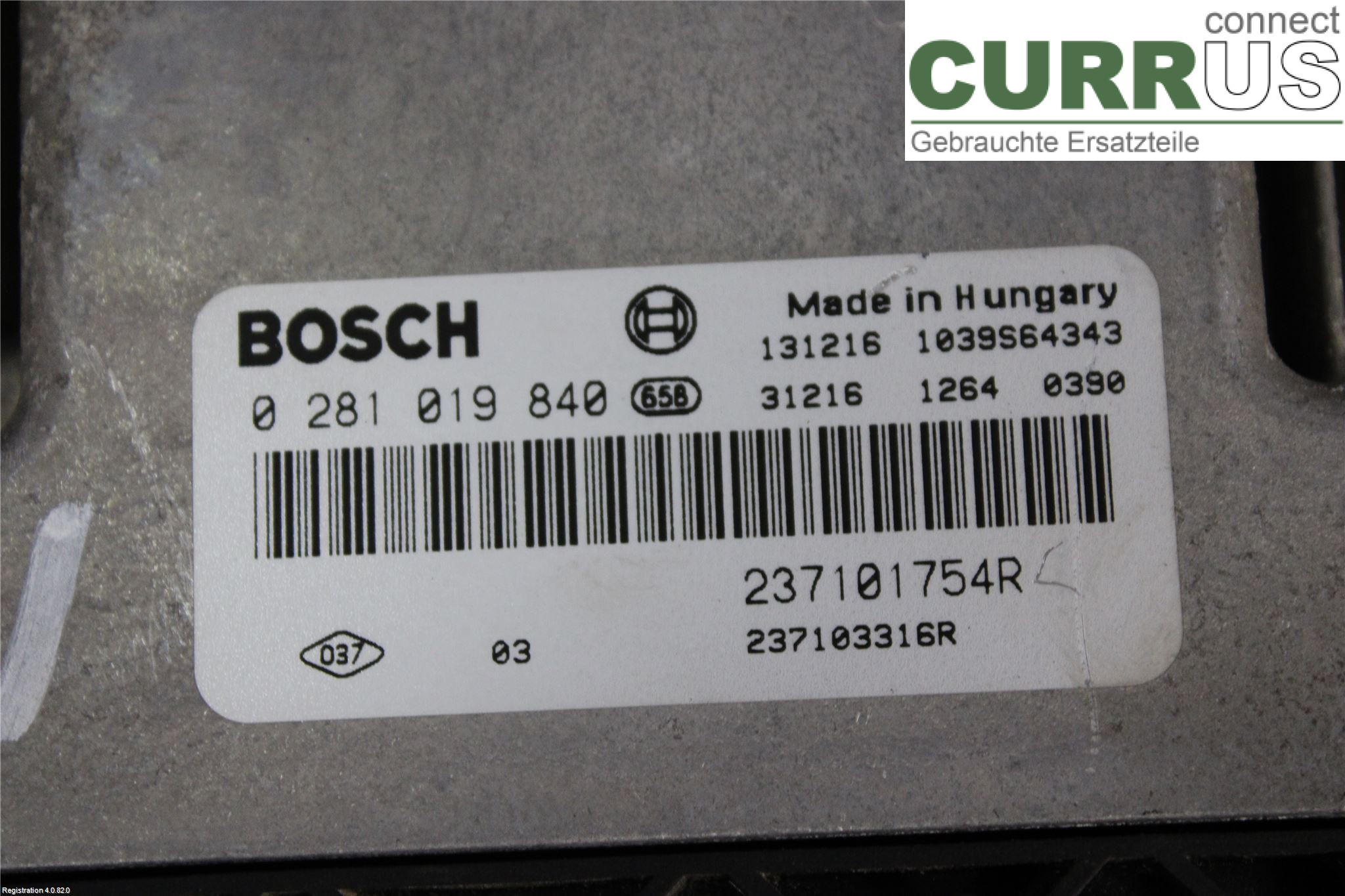 NISSAN PRIMASTAR Engine Control Unit Diesel (ECU) 2261100Q8D M9R