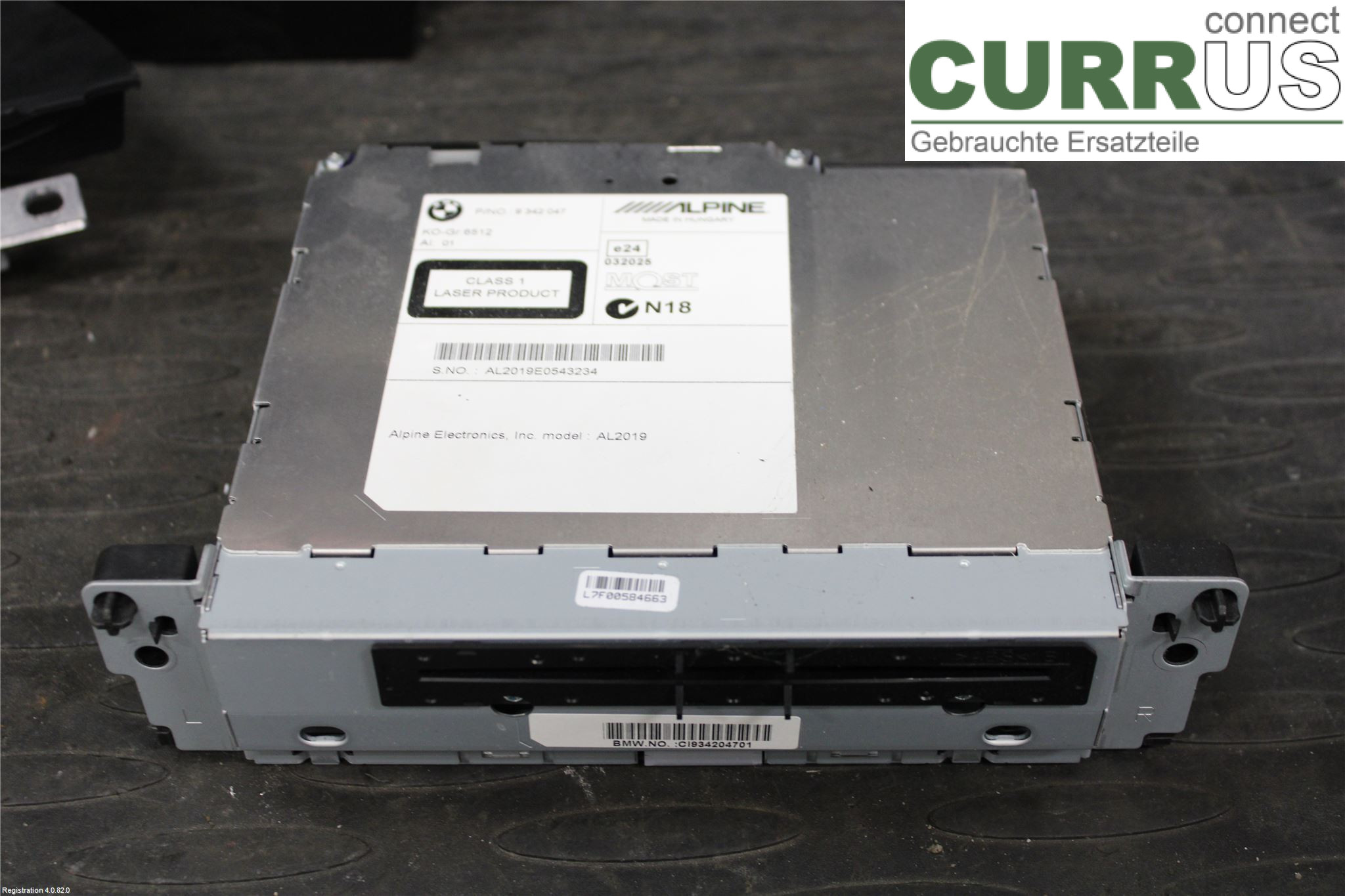 BMW F10/F11/F18  09-17 Radio CD / panneau multimédia 65129317884 N47-D20C