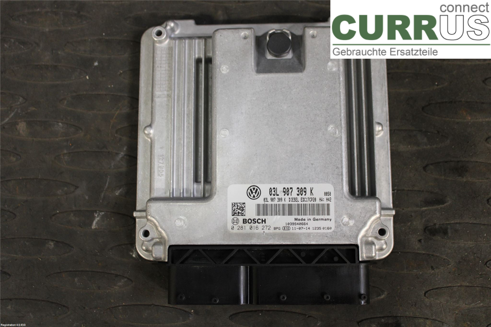 VW TRANSP/CARAVELLE 04-15 Engine Control Unit Diesel (ECU) 03L906019DG CAAC
