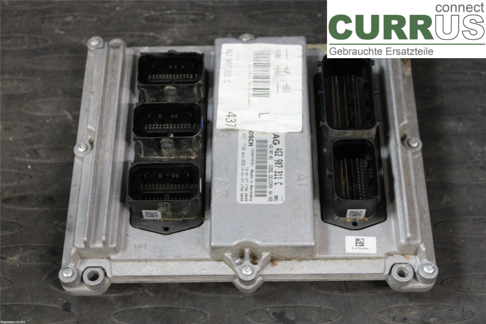 AUDI A6 ALLROAD 4G 12-18 Engine Control Unit Diesel (ECU) 4G2 907 311 C CRTE