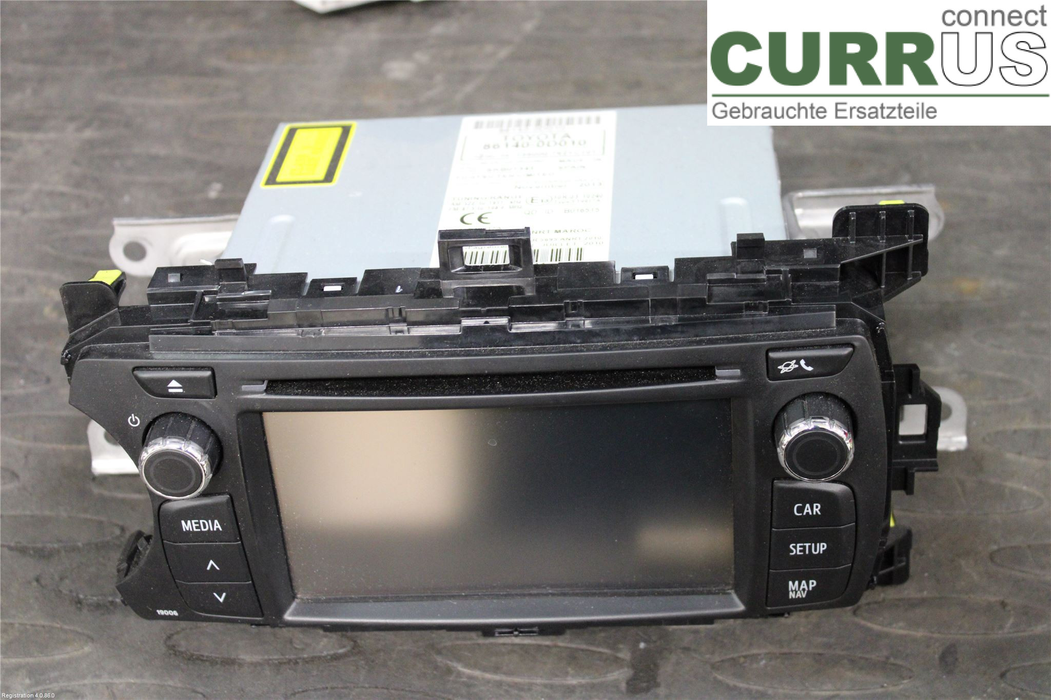 TOYOTA YARIS       12-14 Radio CD / multimediepanel 86120-0D640 1NR-FE