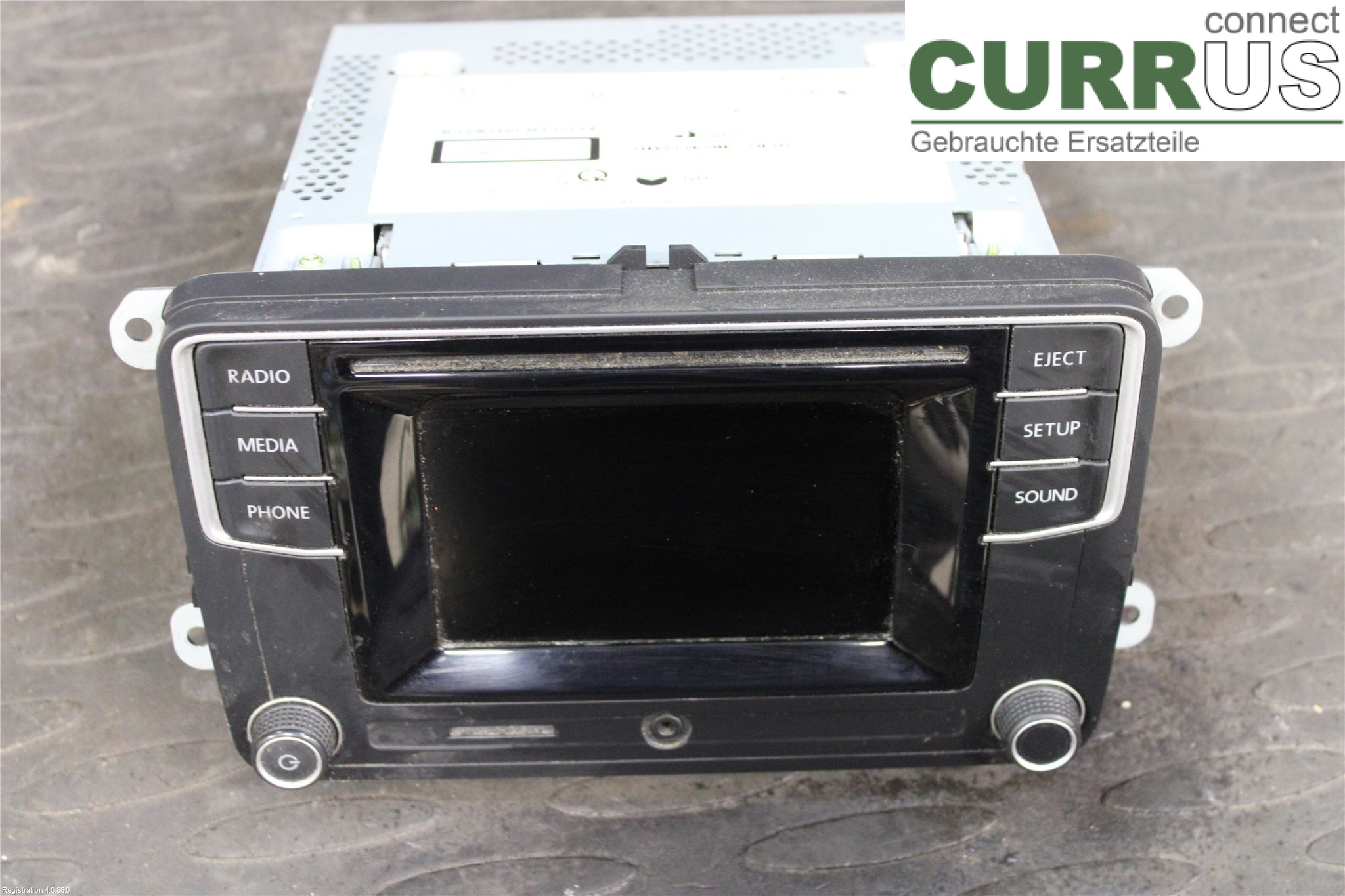 VW CADDY 16-20 Radio CD / Multimedia panel 1K8035150D DFSF