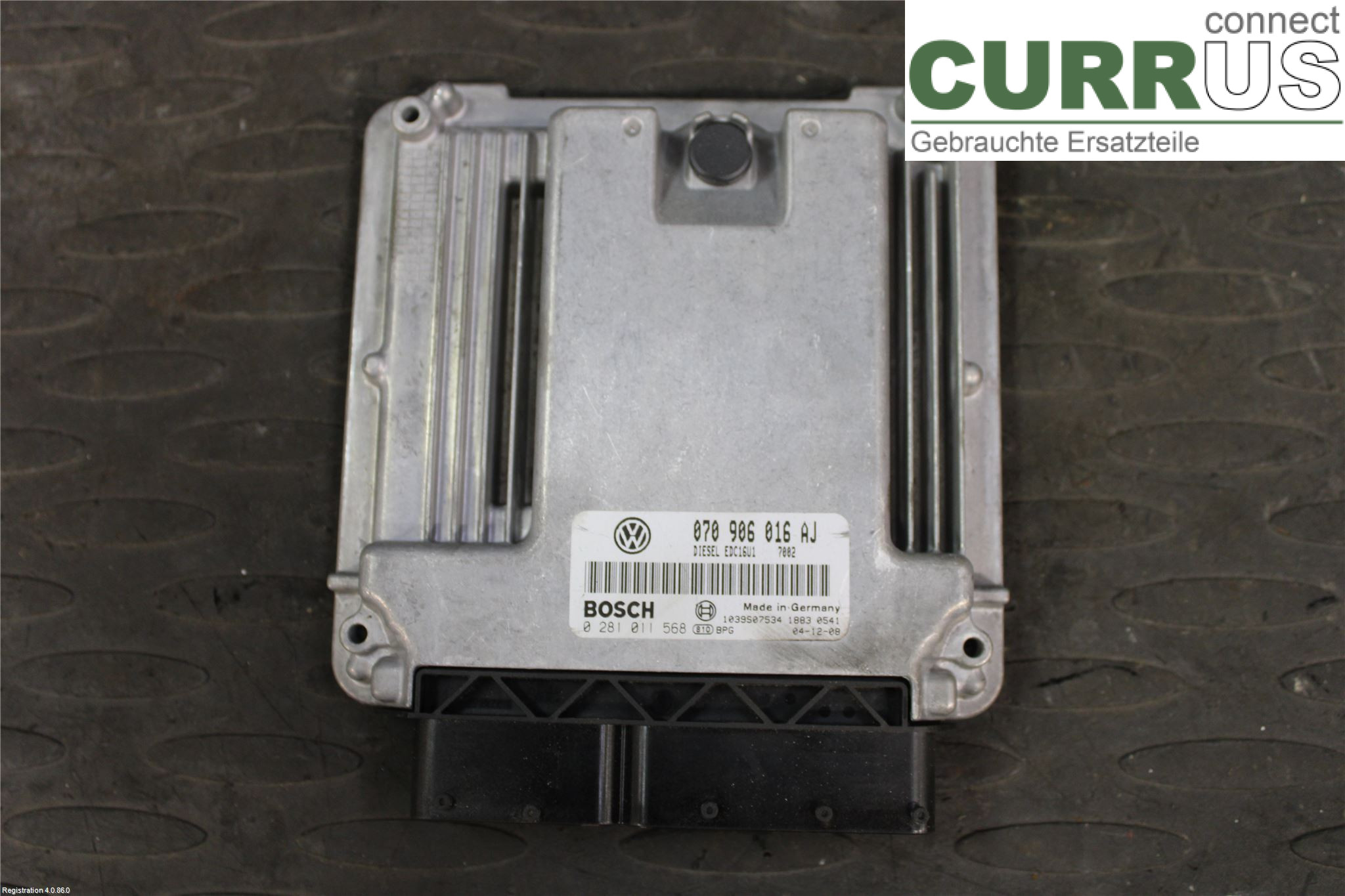 VW TRANSP/CARAVELLE 04-15 Engine Control Unit Diesel (ECU)   070 906 016 AJ AXD