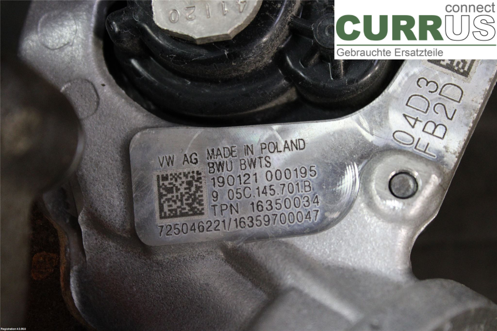 VW T-CROSS  19- Turbo charger   05C 145 704    DLAA