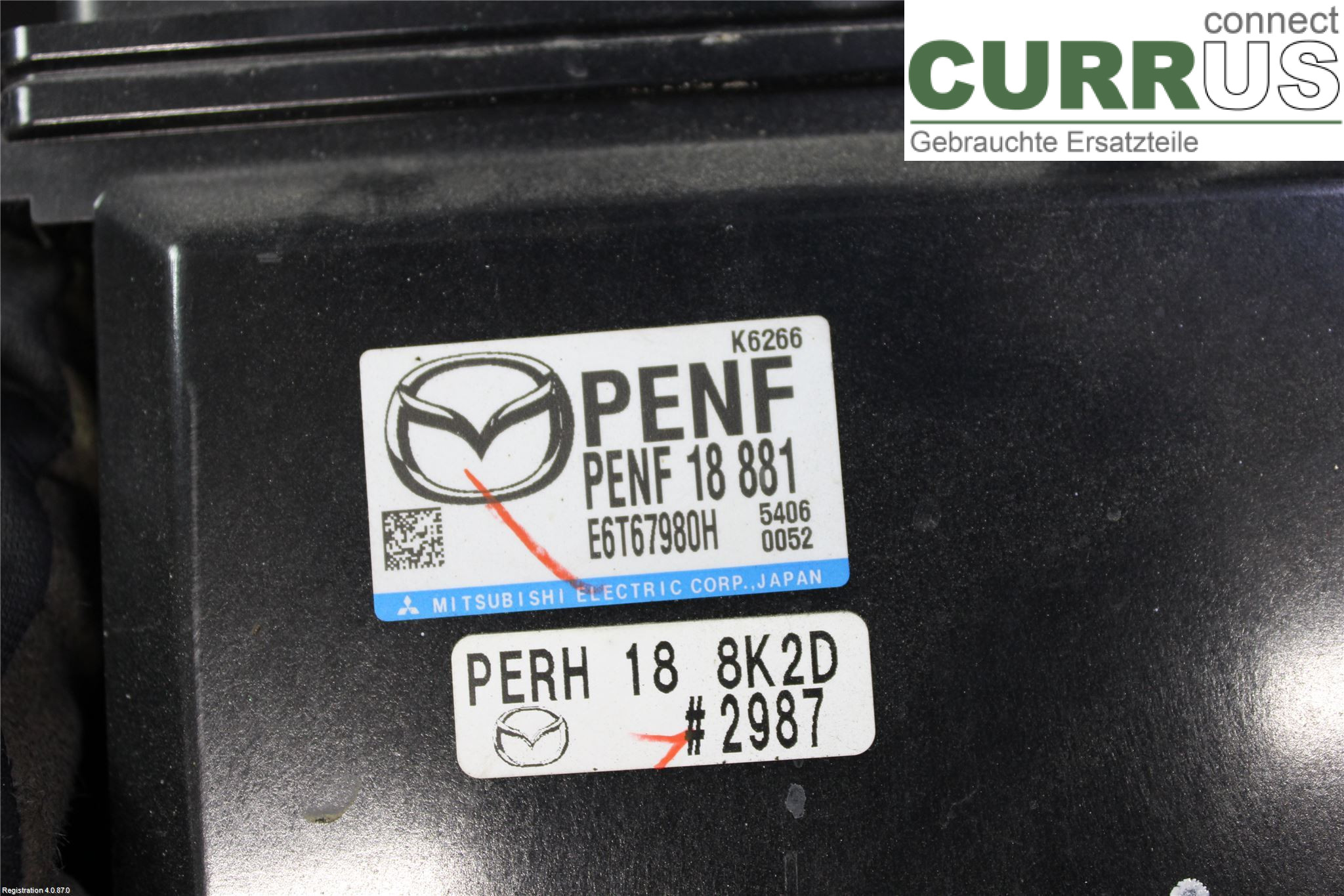 MAZDA CX-3 Engine Control Unit (ECU) PENF18881 PE-VPS