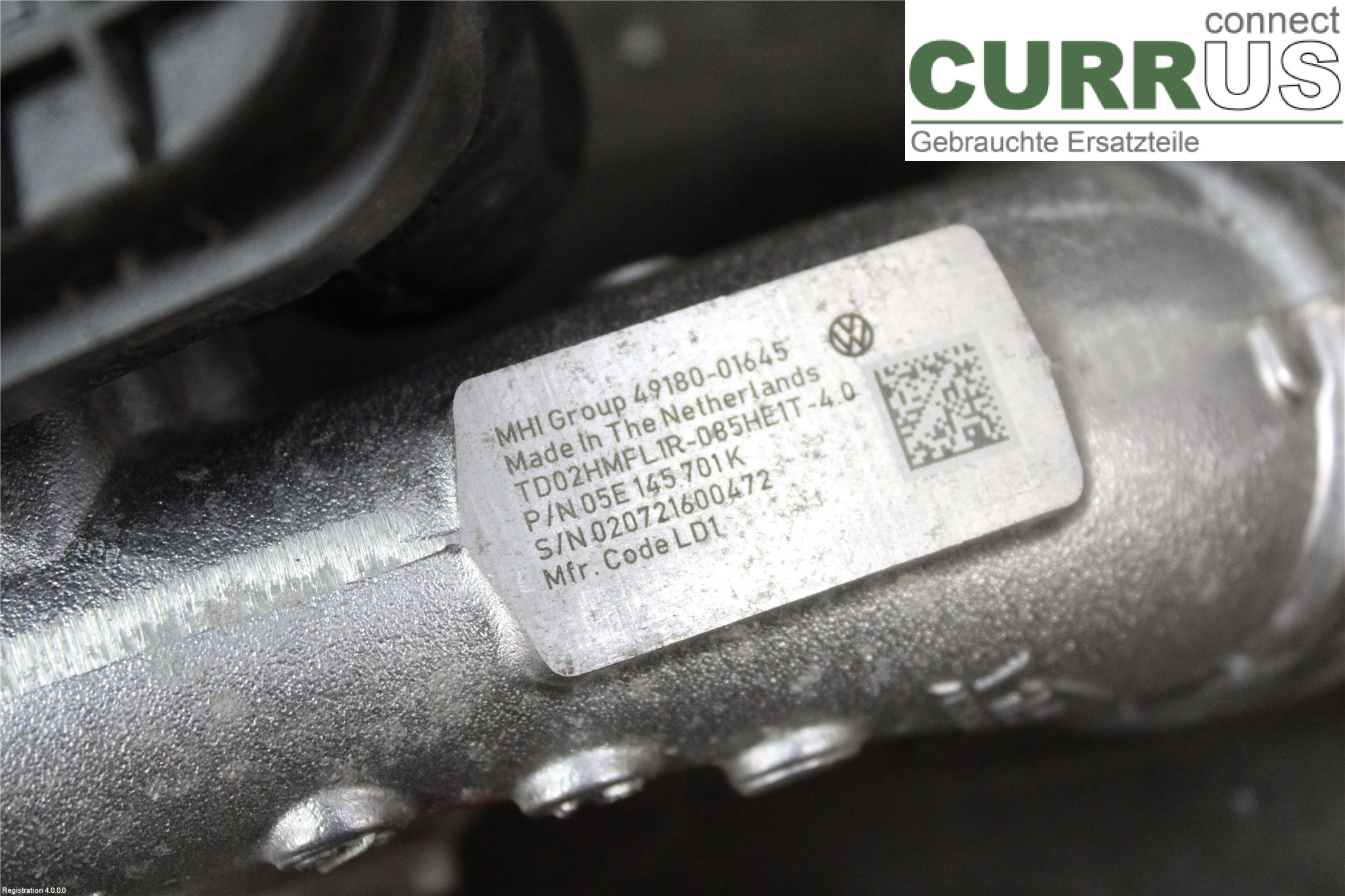 VW TIGUAN 16-24 Turbo charger 05E145701K DPCA