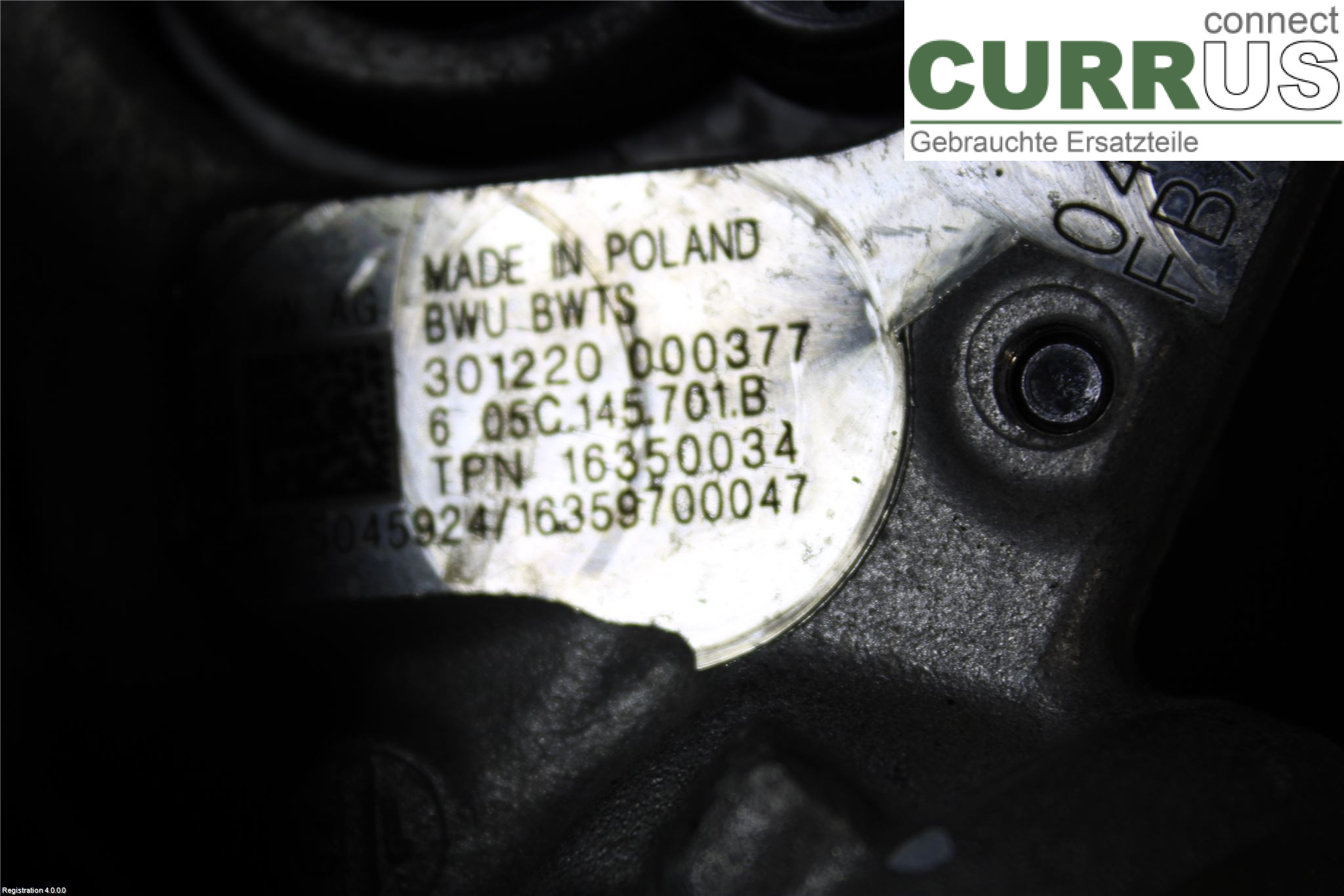 VW T-ROC  18- Turbo charger 05C 145 704 DLAA
