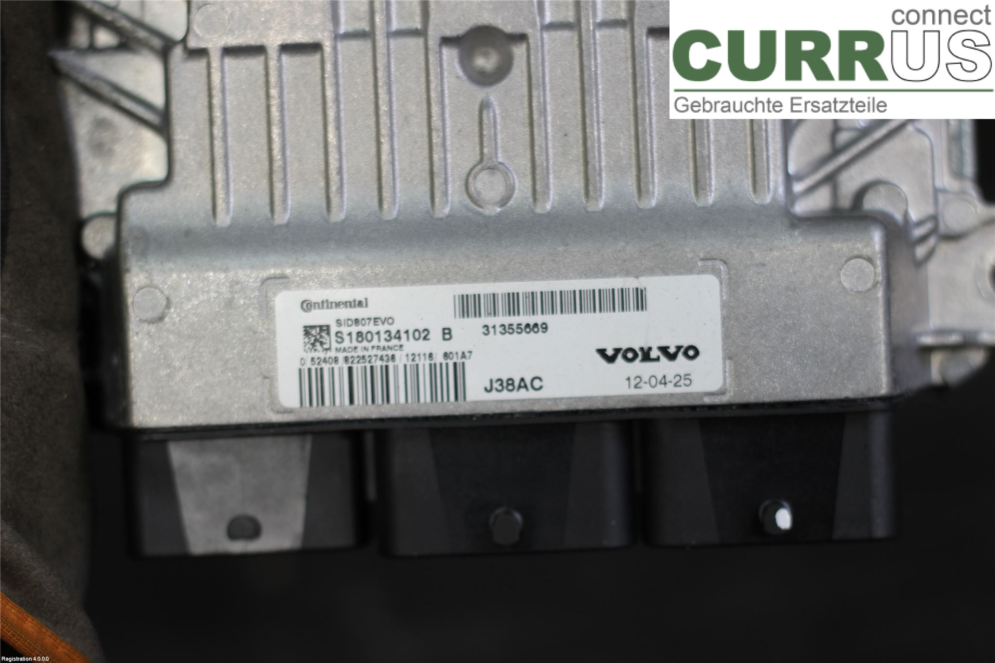 VOLVO S60      11-13 Engine Control Unit Diesel (ECU) 36001832 D4162T
