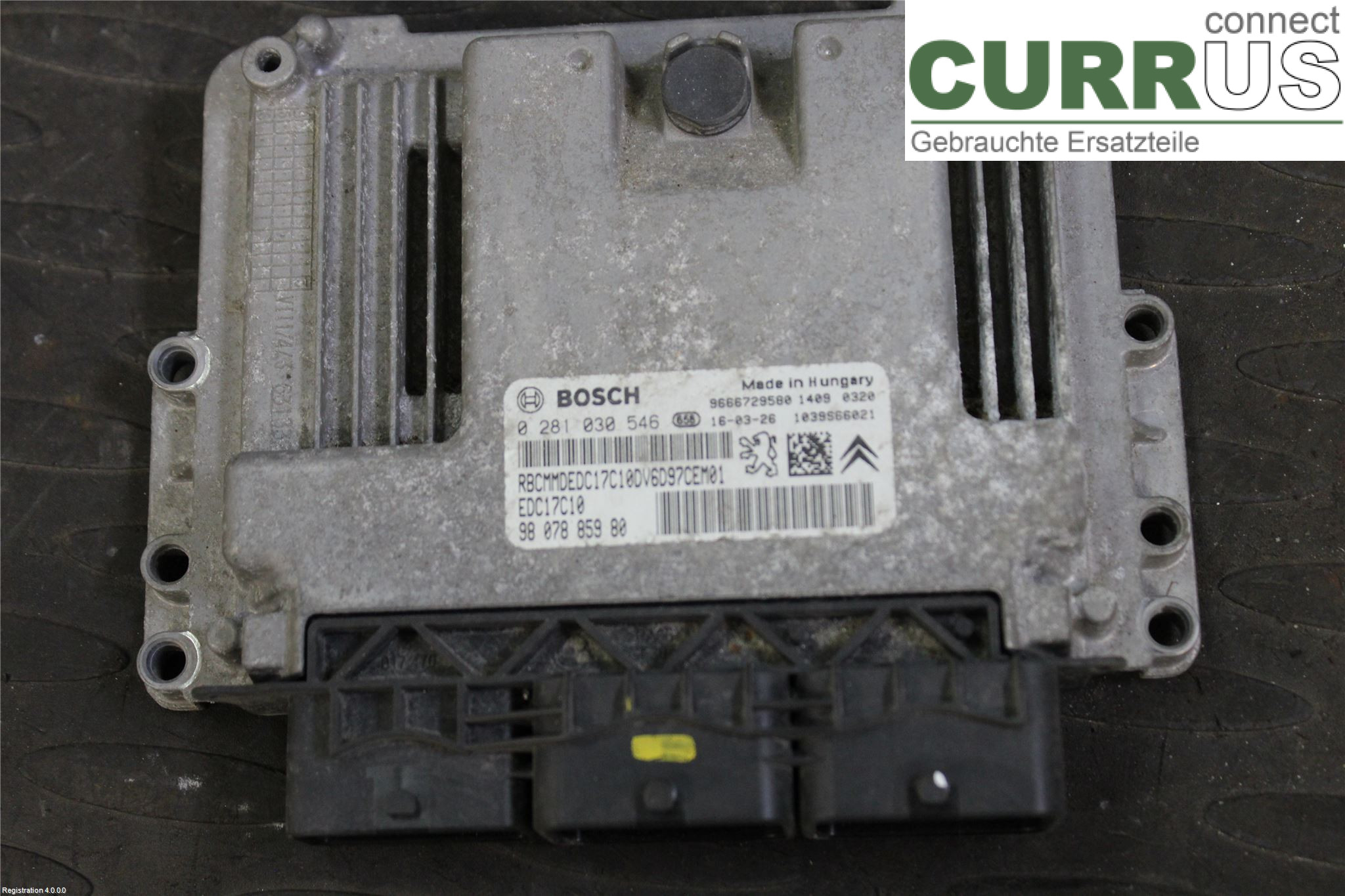 PEUGEOT EXPERT  15-16 Engine Control Unit Diesel (ECU) 1607869980 9HM