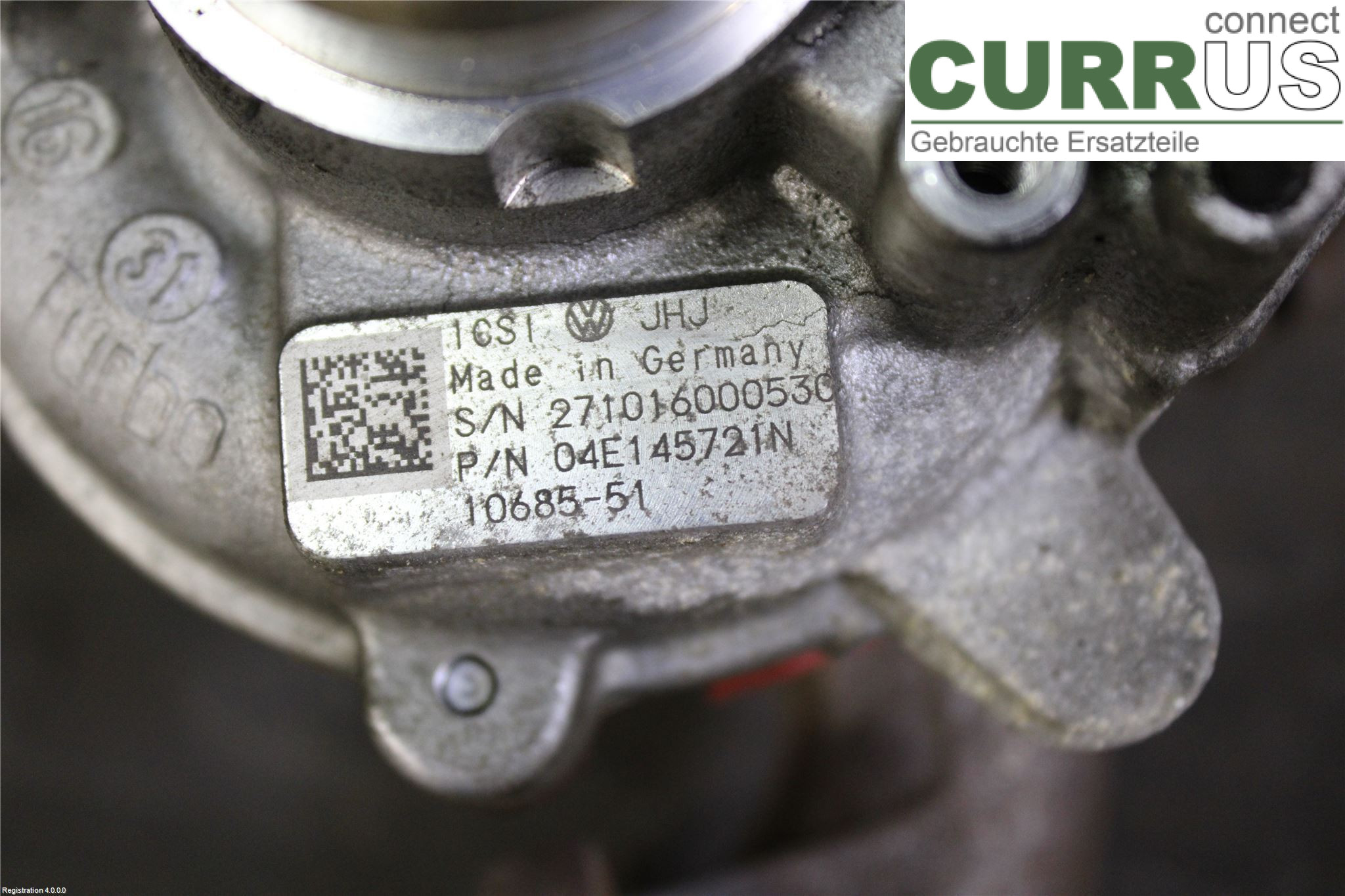 VW PASSAT  15-19 Turbo charger 04E 145 874 B CUKC