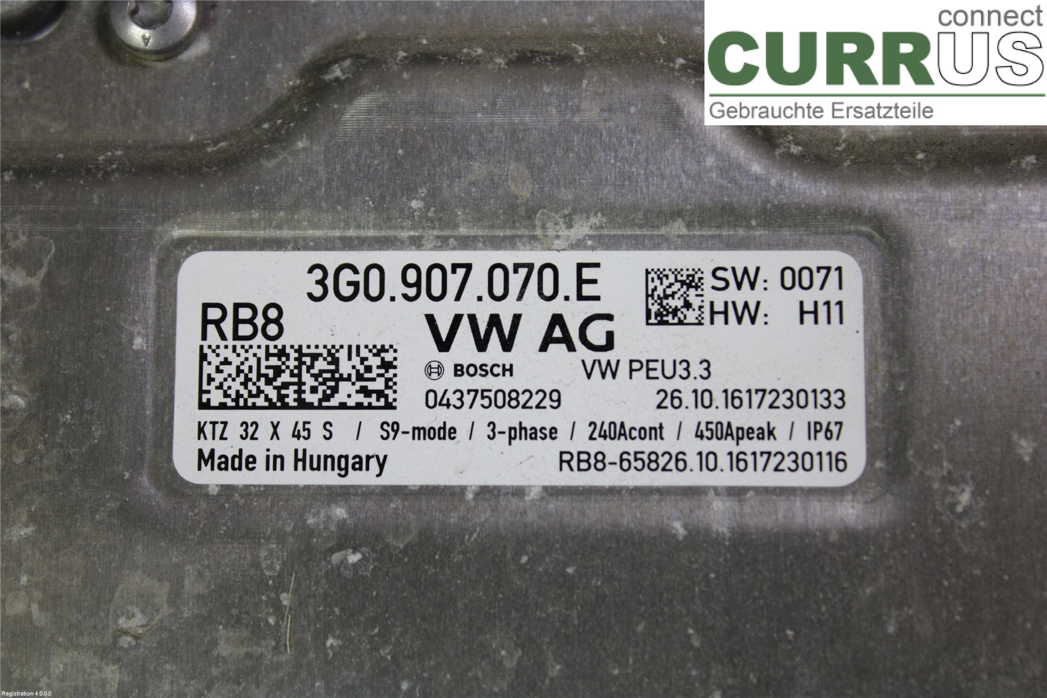 VW PASSAT  15-19 Power distribution controller 3G0 907 070 G CUKC
