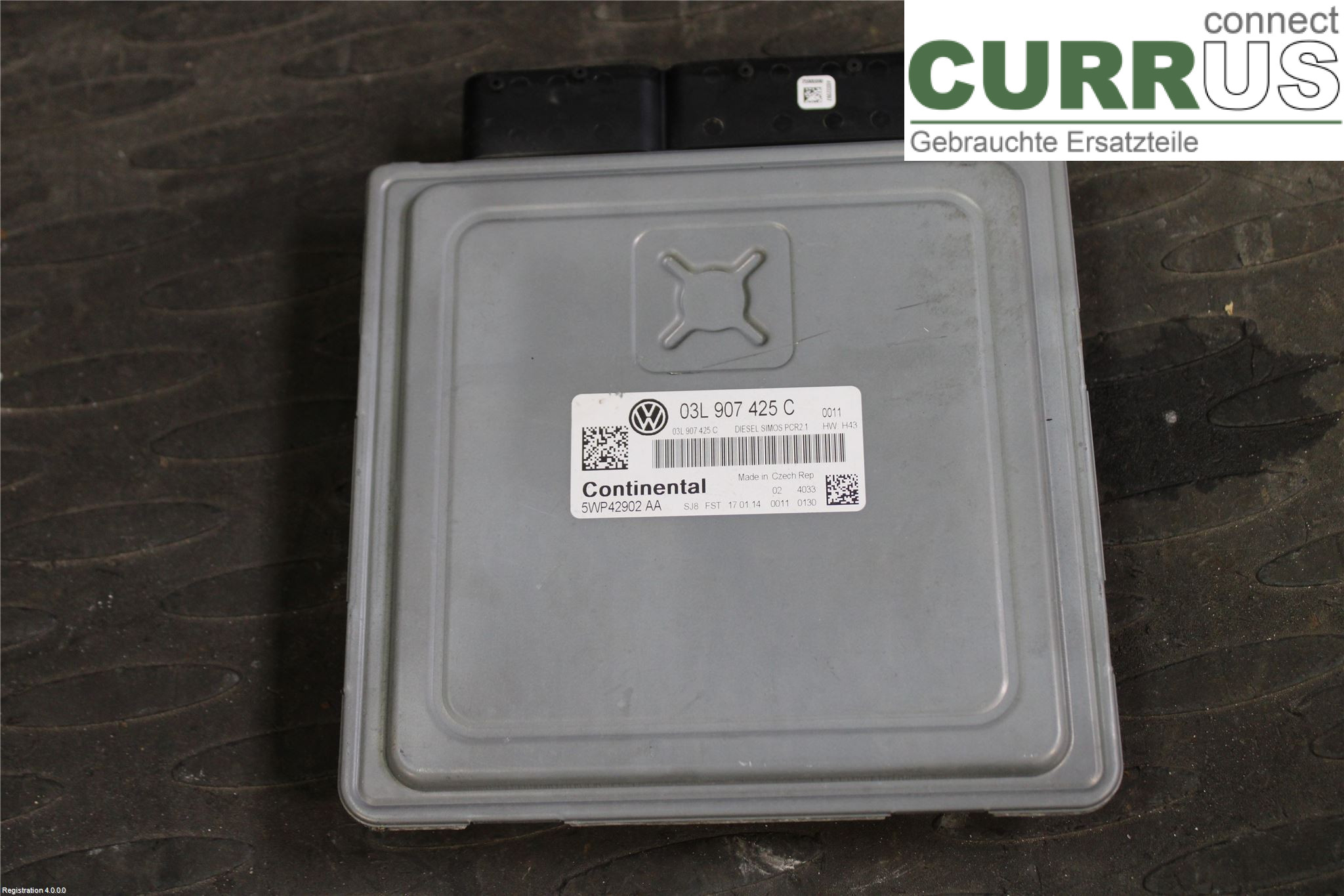 VW CADDY  11-15 Engine Control Unit Diesel (ECU) 03L 906 023 TB 2KC CAYE