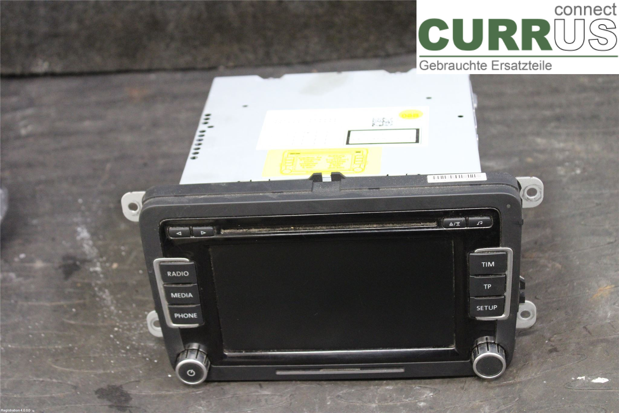 VW TIGUAN 07-16 Radio CD / multimediepanel 3C8057190CX CFFB
