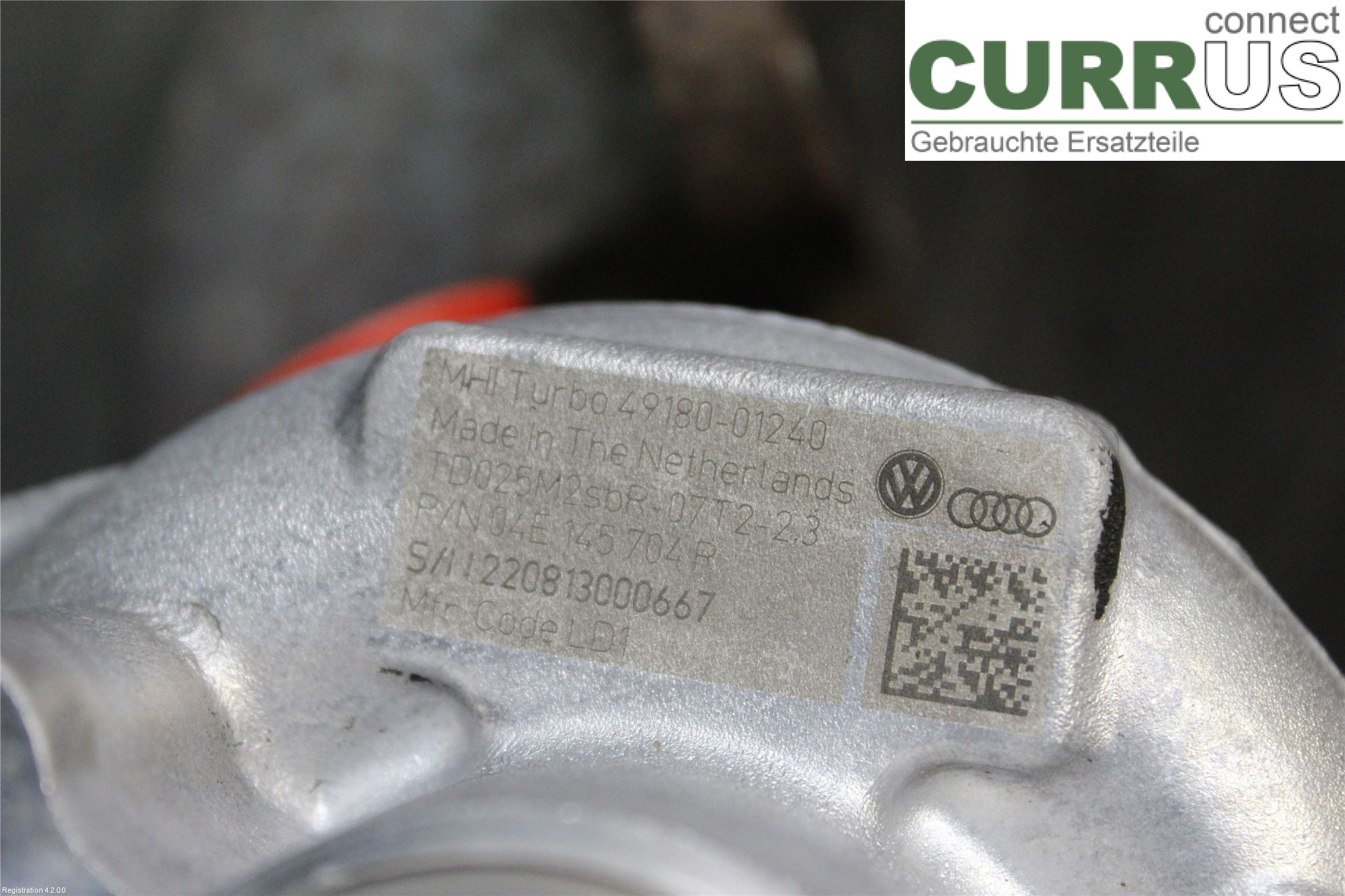 AUDI A3/S3 8V  13-20 Turbo charger 04E 145 721 R CXSA