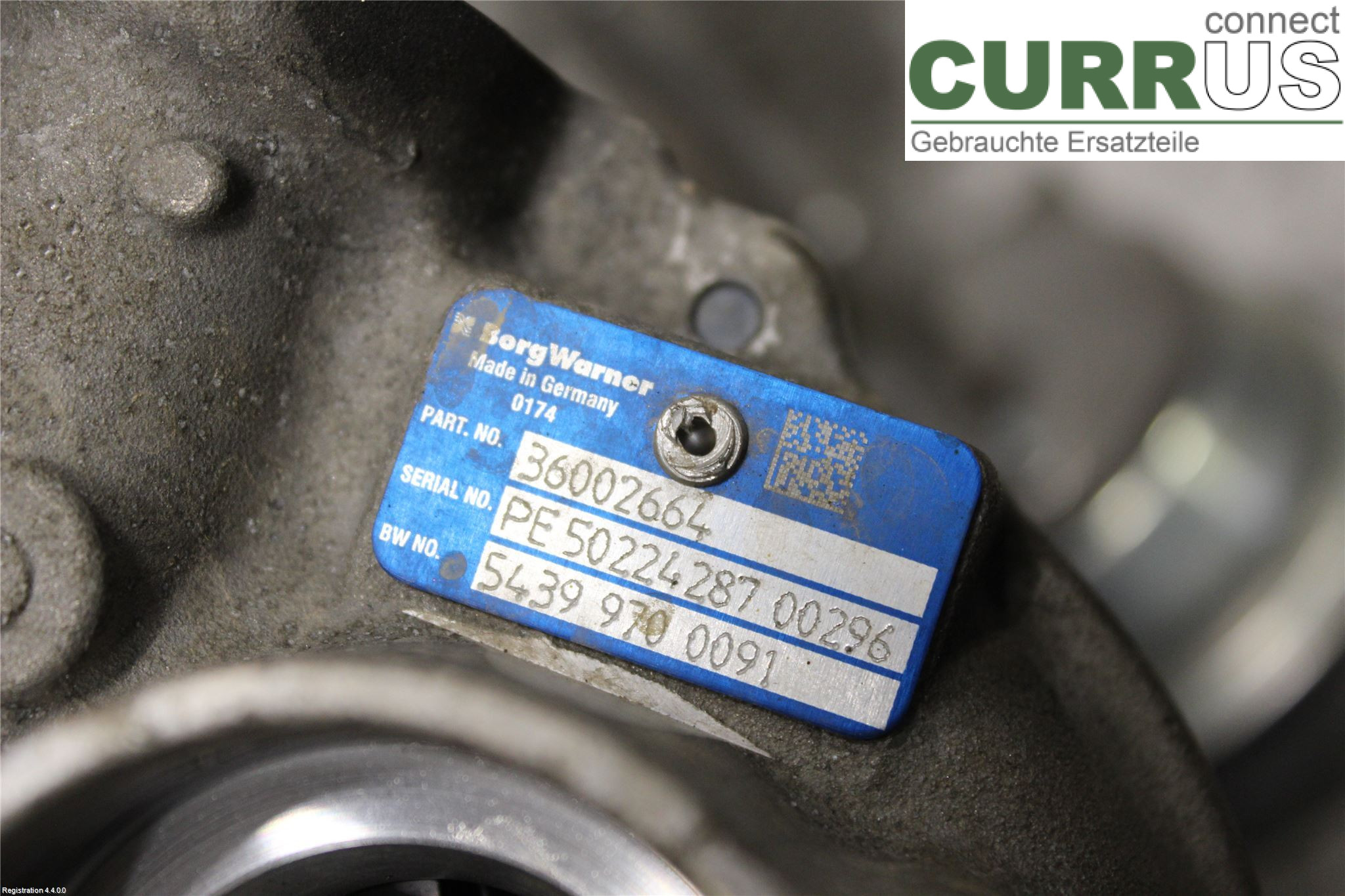 VOLVO V60  14-18 Turbolader 36010145 D5244T17