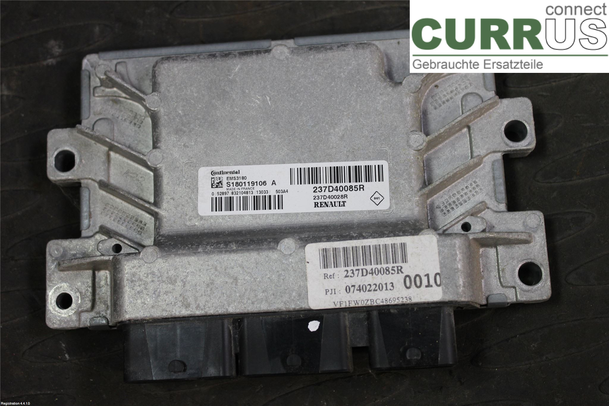RENAULT KANGOO II  08-14 Motorsteuergerät Diesel (ECU) 237D40113R 5AM40
