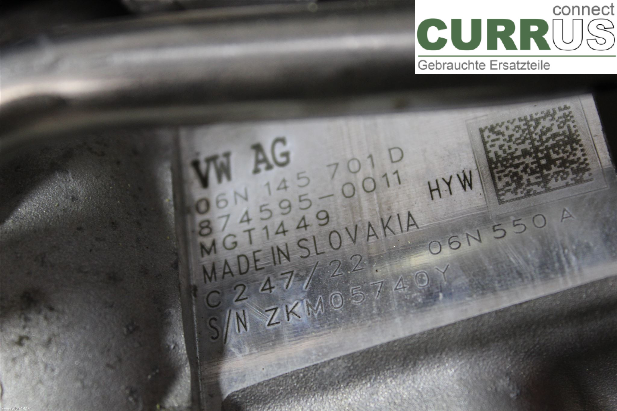 AUDI A4/S4 B9 20- Turboladdare 06N145701D DMSA