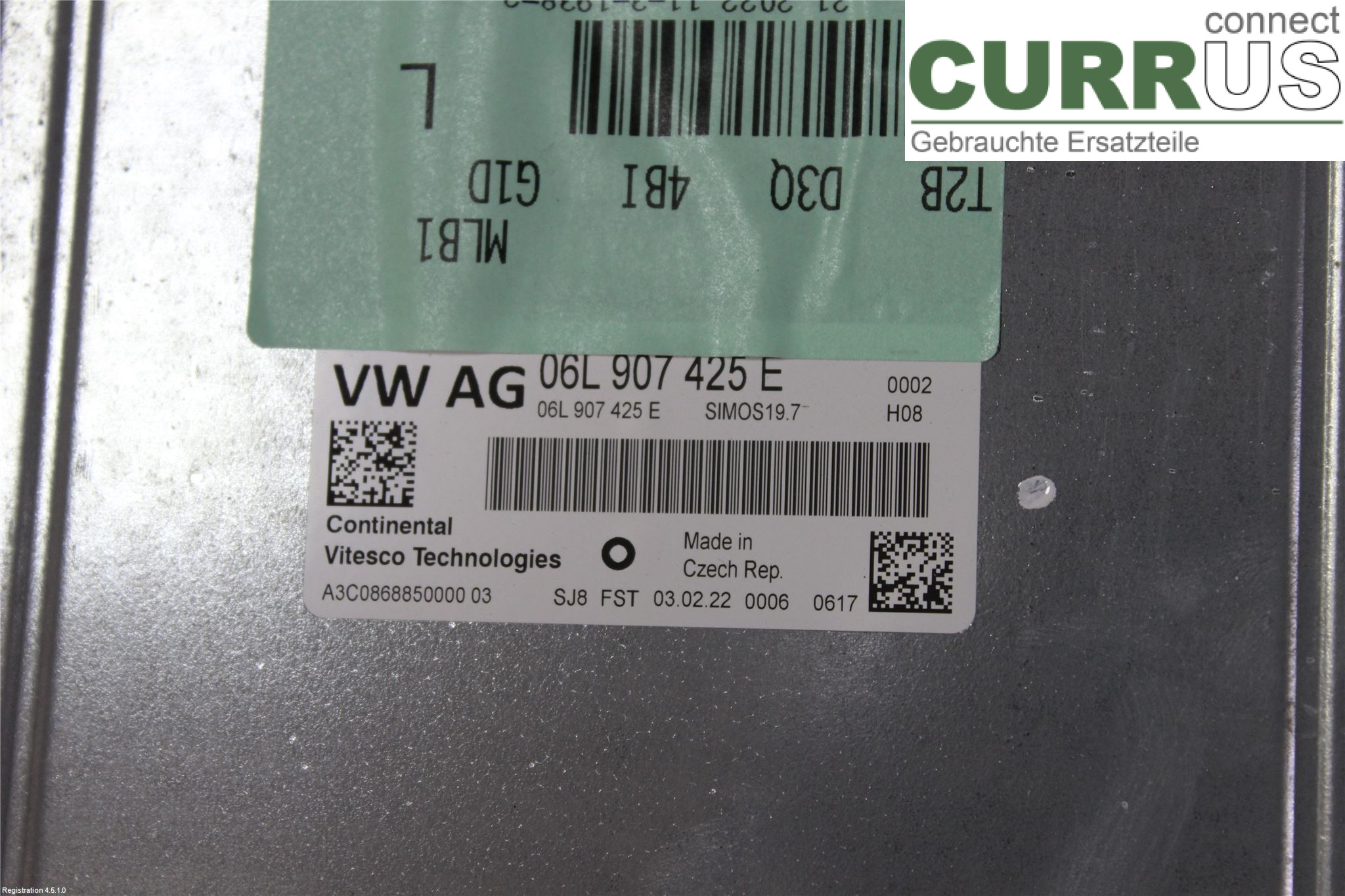 AUDI A5  17- Engine Control Unit (ECU) 8W0906259R8WF DMTA