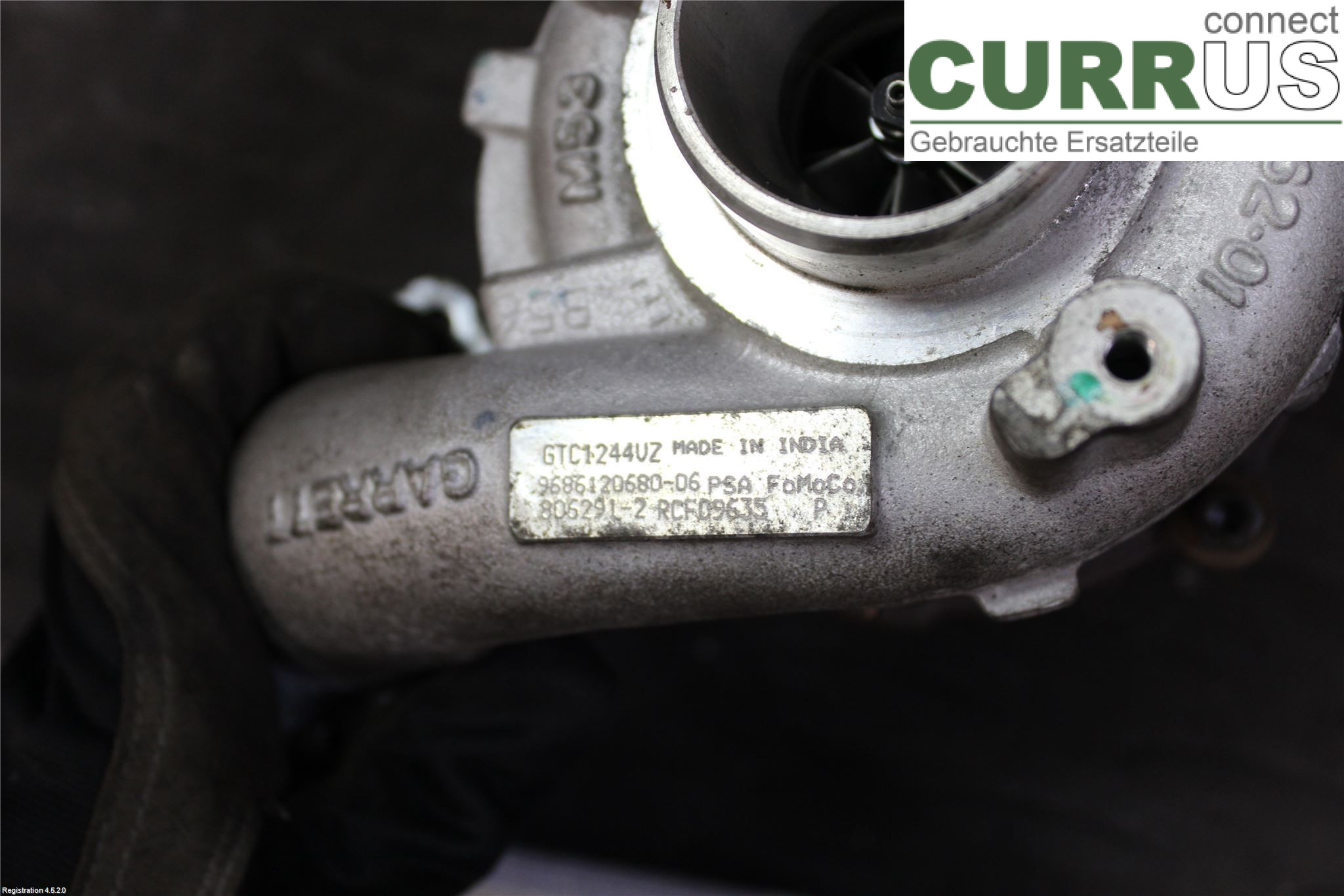 CITROEN C5  08-17 Turbocompresseur 0375P8 9HD