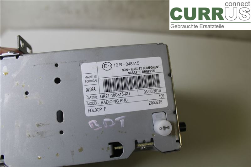 FORD TRANSIT SKÅP/BUSS 14- Radio CD / Multimedia panel 2238205 YNFS