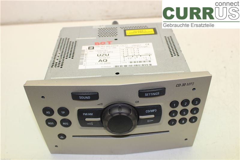 OPEL CORSA D  07-14 Radio CD / Multimedia panel 13357128 Z13DTJ