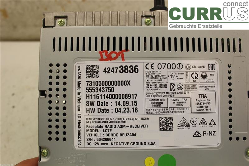 OPEL CORSA E  15-19 car-part-types.display 42481580 B14XEL