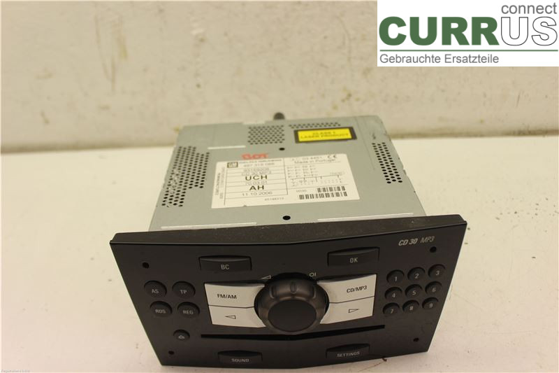 OPEL CORSA D  07-14 Radio CD / Multimedia panel 93169208 Z13DTJ