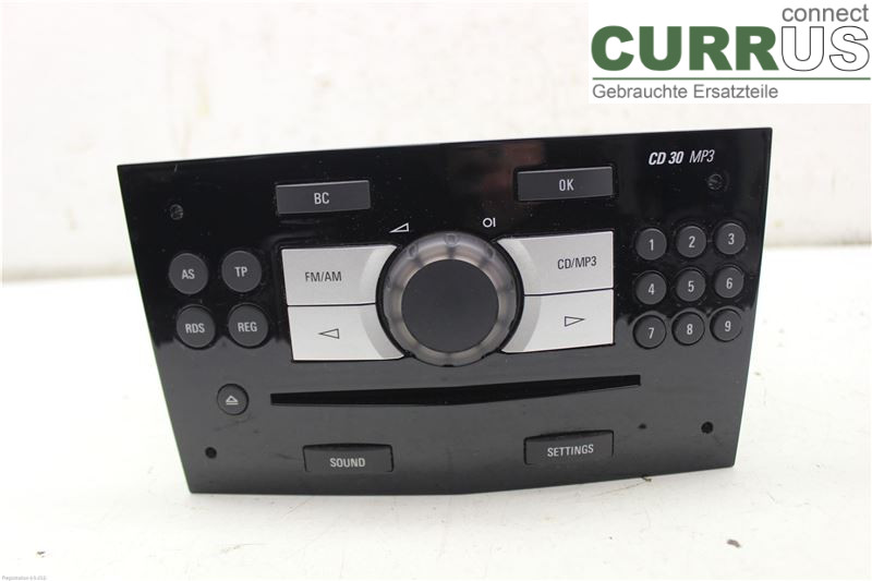 OPEL CORSA D  07-14 Radio CD / Multimedia panel 93169208 Z13DTJ
