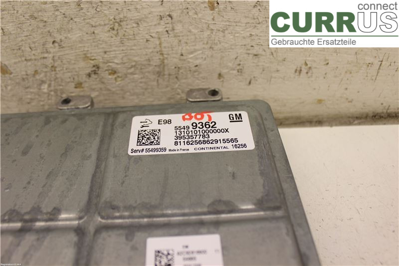 OPEL ZAFIRA  C  12-19 Motorens styreenhed (ECU) 55499362 B20DTH