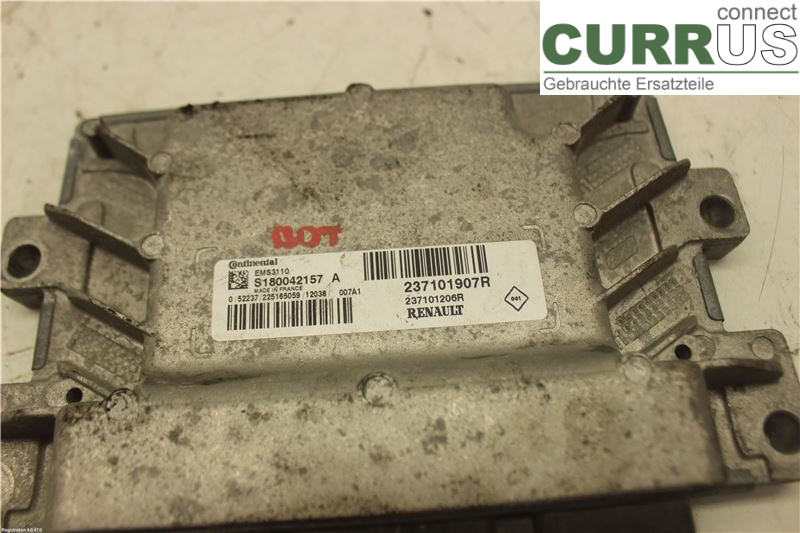 RENAULT CLIO III  09-12 Engine Control Unit (ECU) 237101907R D4F-740